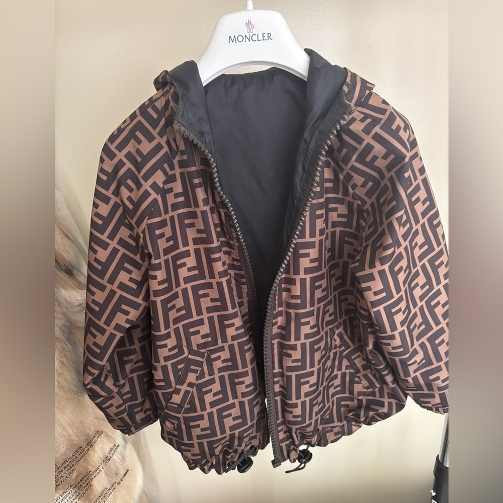 Reversible kids fendi jacket
